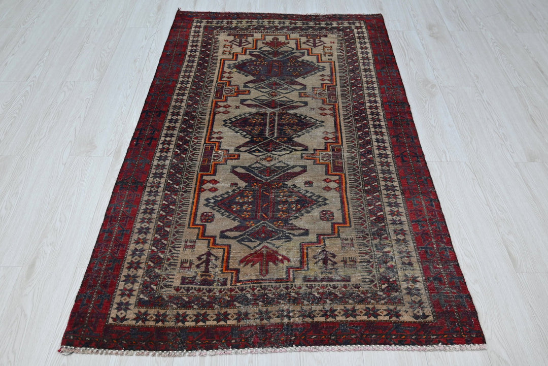 brown Accent rug 3' 4" x 5' 9"
