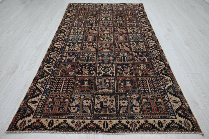 brown Medium rug 4' 10" x 9' 2"
