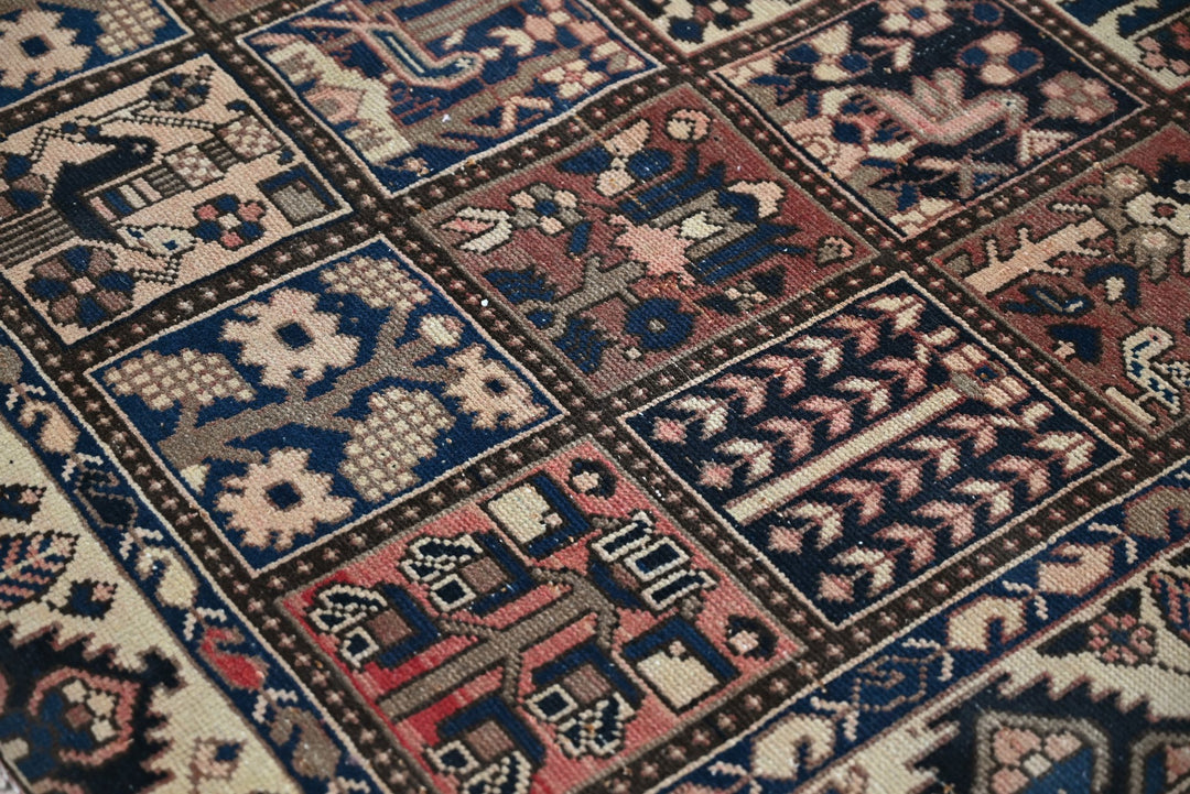 brown Medium rug 4' 10" x 9' 2"