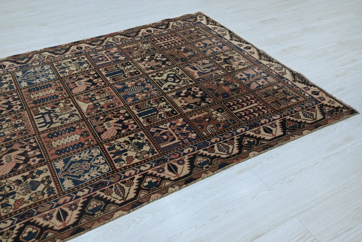 brown Medium rug 4' 10" x 9' 2"