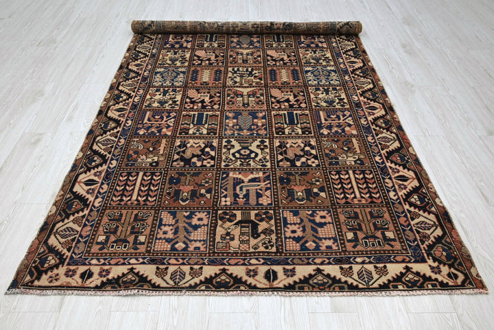 brown Medium rug 4' 10" x 9' 2"