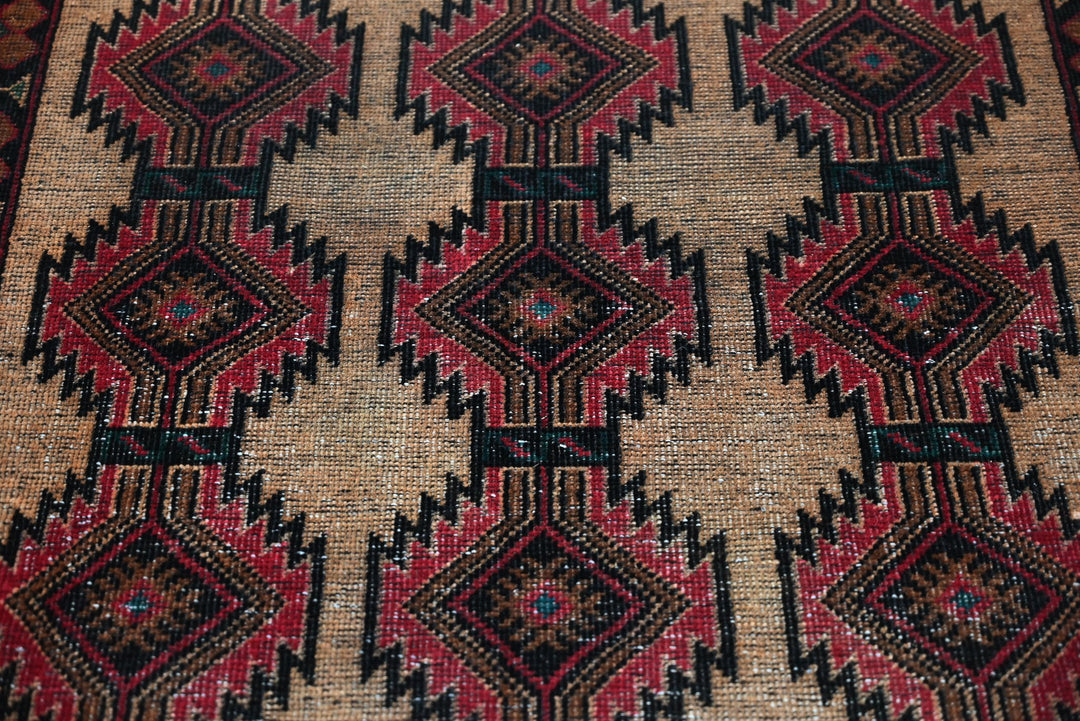 brown Accent rug 3' 1" x 6' 0"