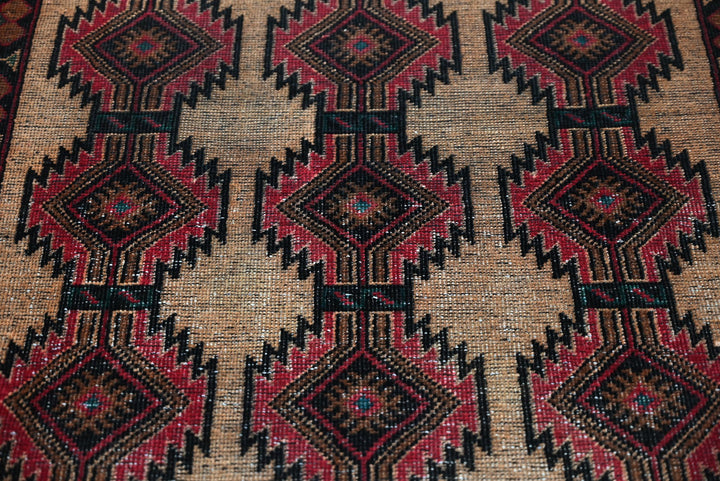 brown Accent rug 3' 1" x 6' 0"