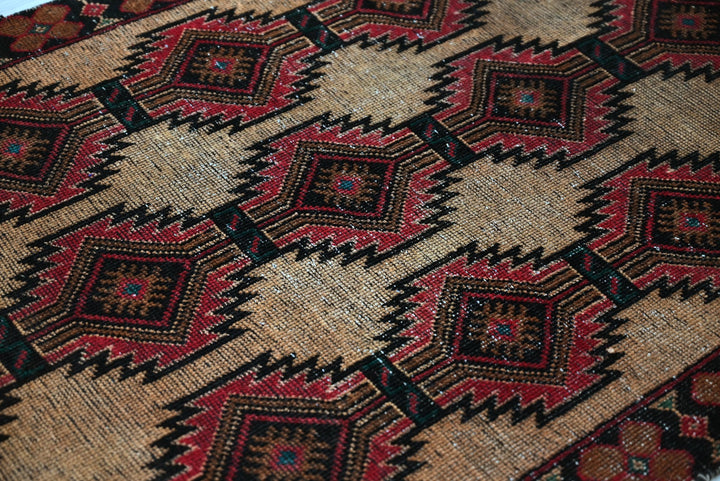 brown Accent rug 3' 1" x 6' 0"