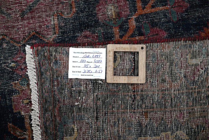 blue Medium rug 3' 9" x 6' 7"