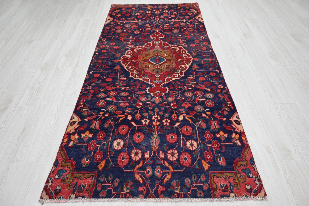 blue Medium rug 3' 7" x 8' 0"