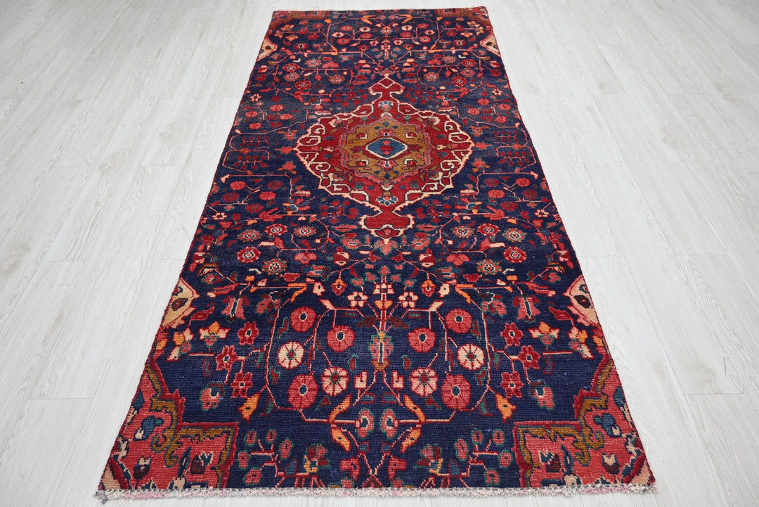 blue Medium rug 3' 7" x 8' 0"