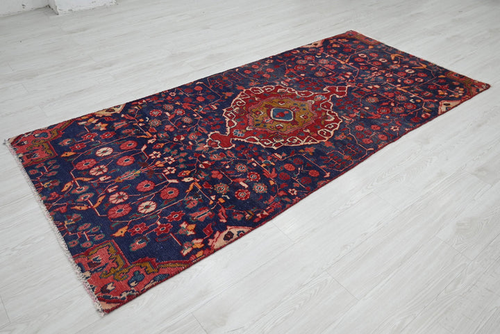 blue Medium rug 3' 7" x 8' 0"