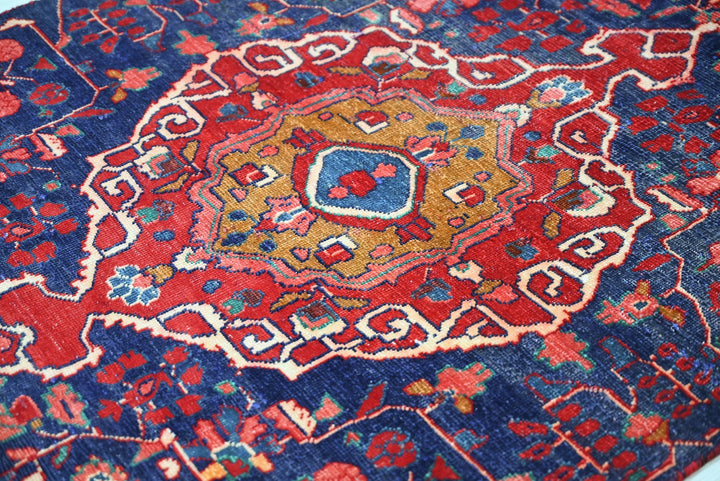blue Medium rug 3' 7" x 8' 0"