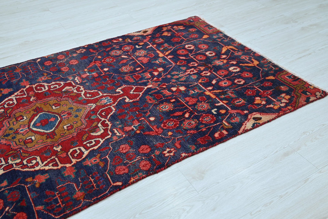blue Medium rug 3' 7" x 8' 0"