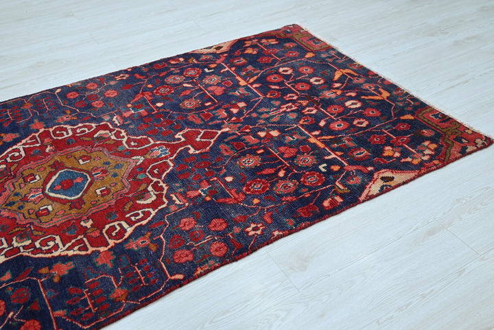 blue Medium rug 3' 7" x 8' 0"