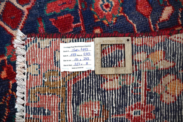 blue Medium rug 3' 7" x 8' 0"