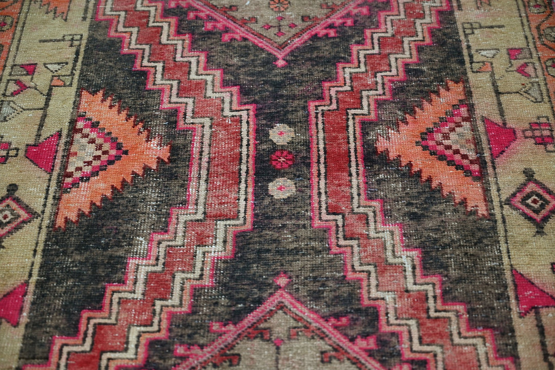 black Runner rug 3' 2" x 12' 7"