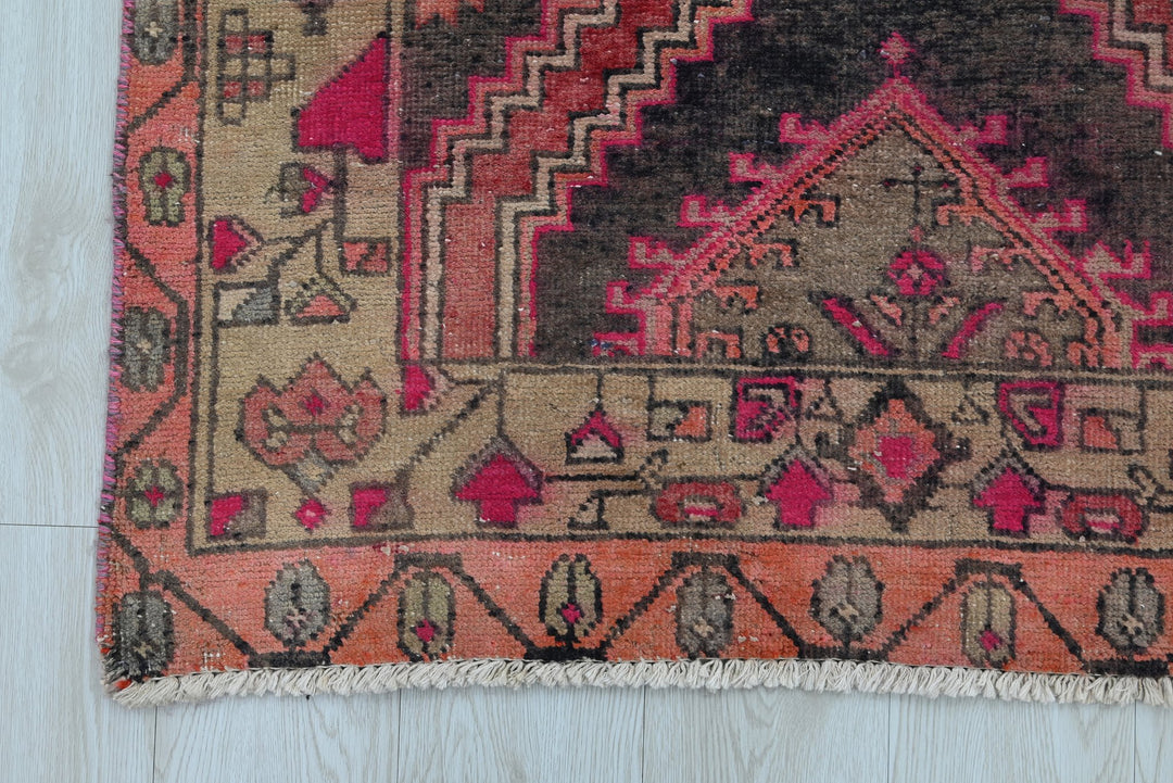 black Runner rug 3' 2" x 12' 7"