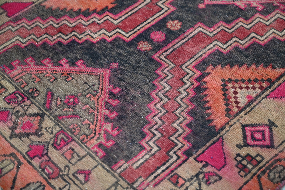 black Runner rug 3' 2" x 12' 7"