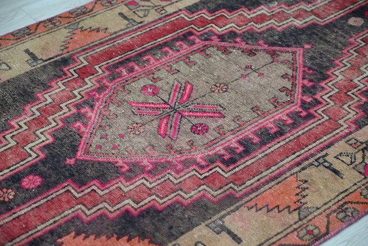 black Runner rug 3' 2" x 12' 7"
