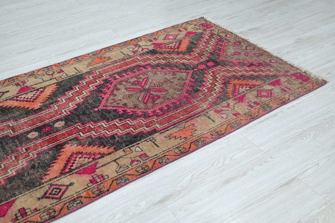 black Runner rug 3' 2" x 12' 7"