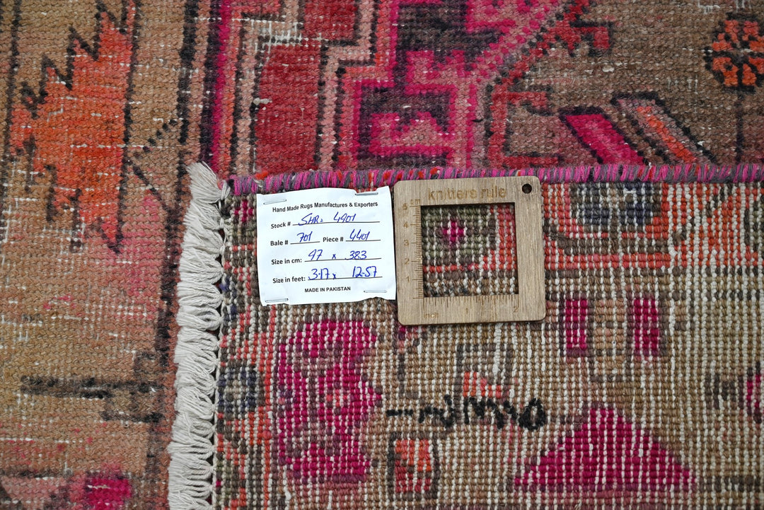 black Runner rug 3' 2" x 12' 7"