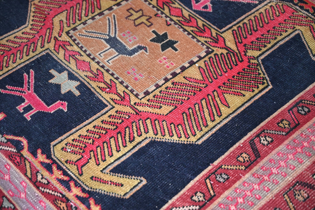 black Runner rug 3' 9" x 9' 6"