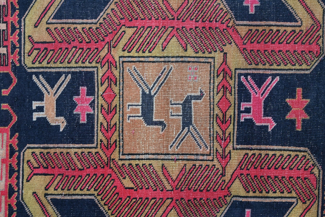 black Runner rug 3' 9" x 9' 6"