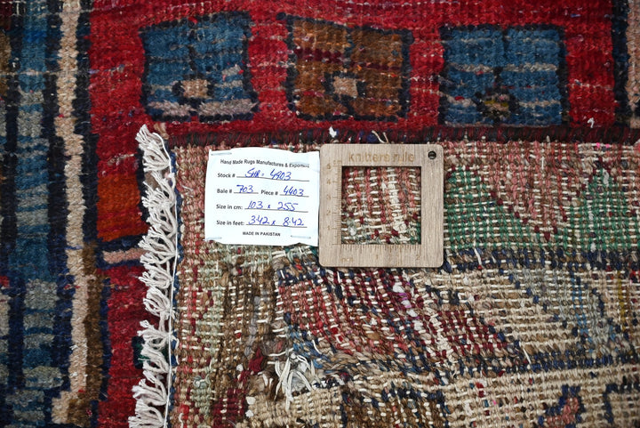 red Runner rug 3' 5" x 8' 4"