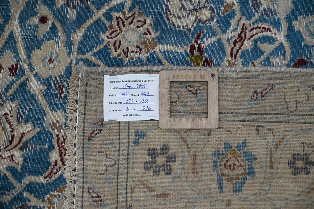 blue Medium rug 5' 0" x 8' 6"