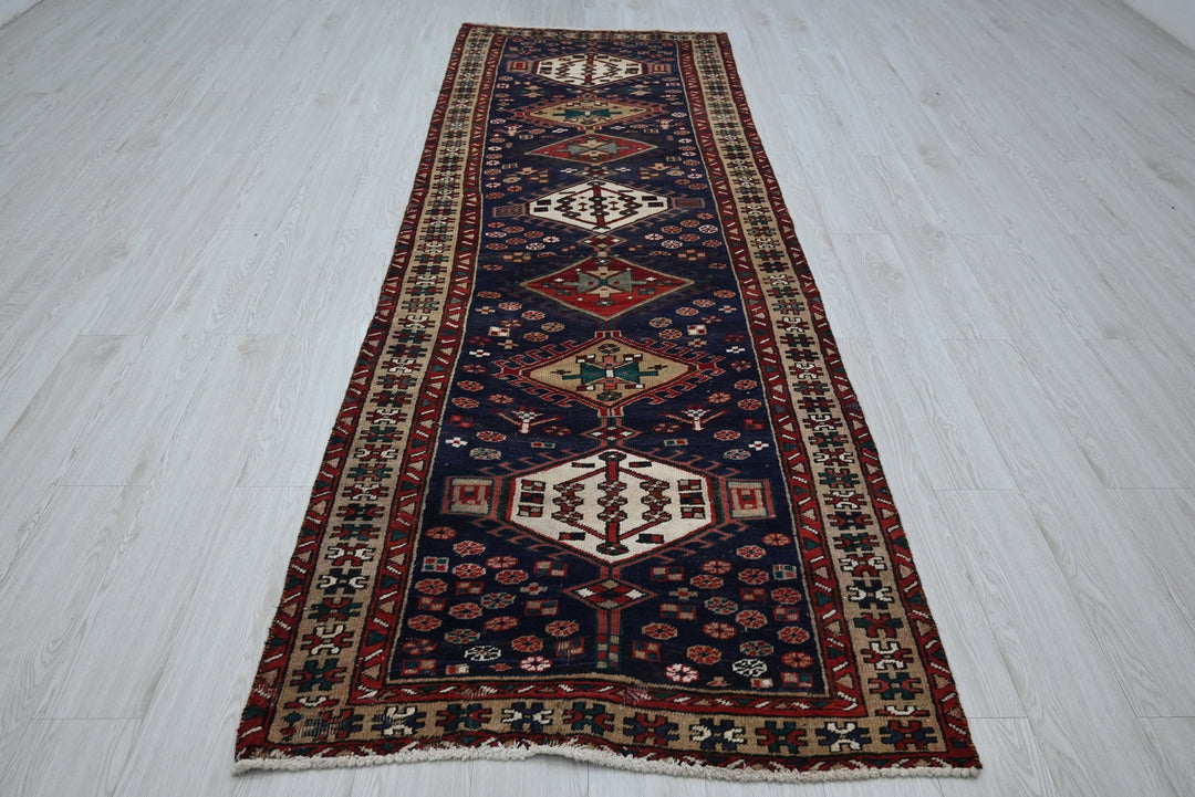 blue Runner rug 3' 2" x 9' 8"