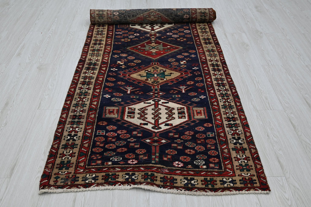 blue Runner rug 3' 2" x 9' 8"