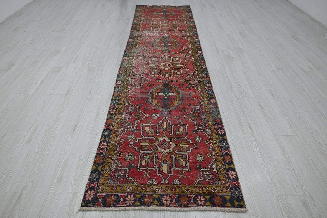 red Runner rug 2' 9" x 11' 7"