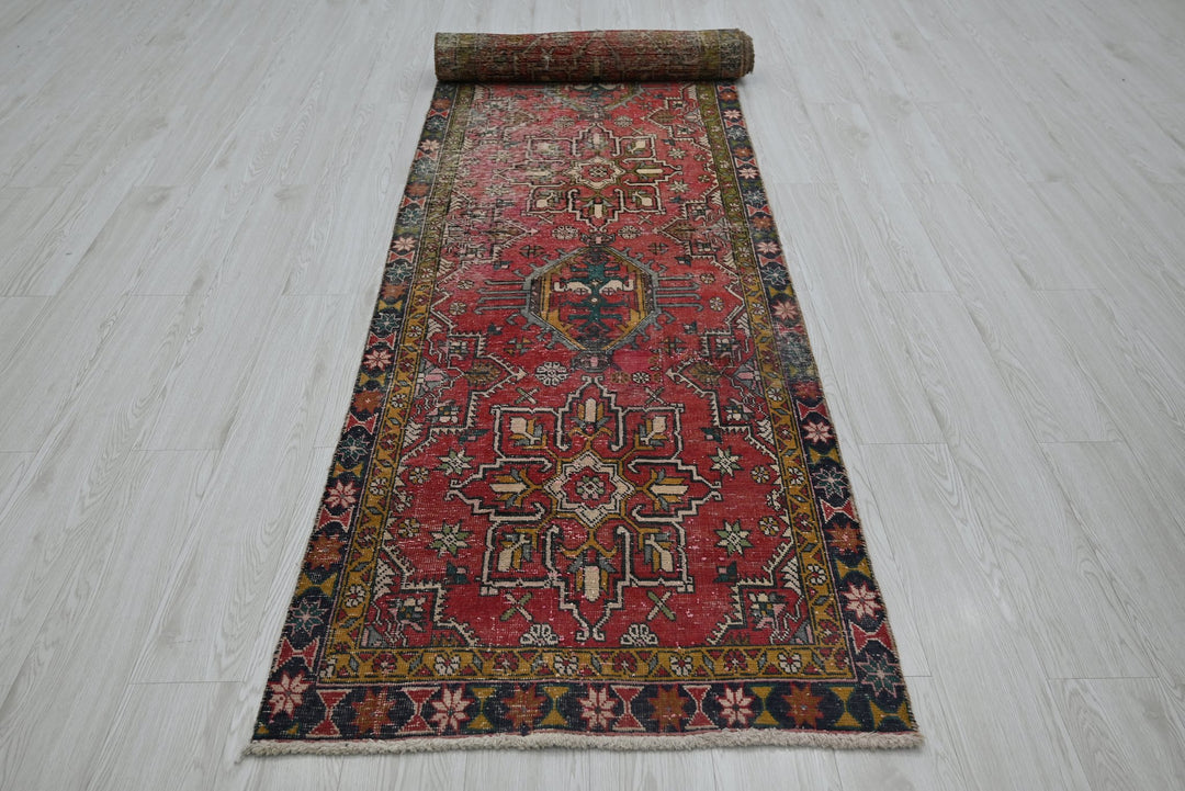 red Runner rug 2' 9" x 11' 7"