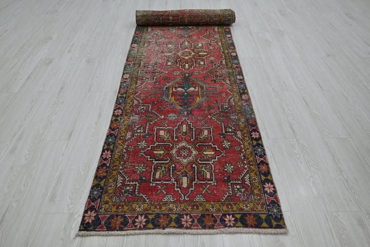 red Runner rug 2' 9" x 11' 7"