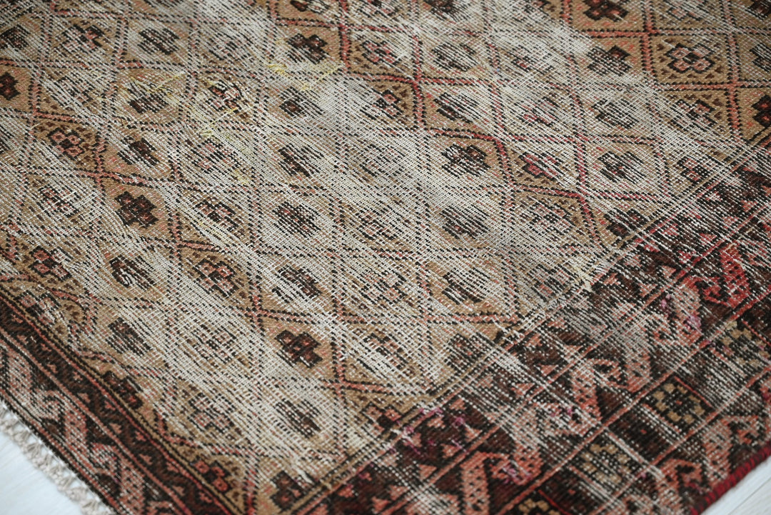 brown Accent rug 3' 5" x 6' 2"