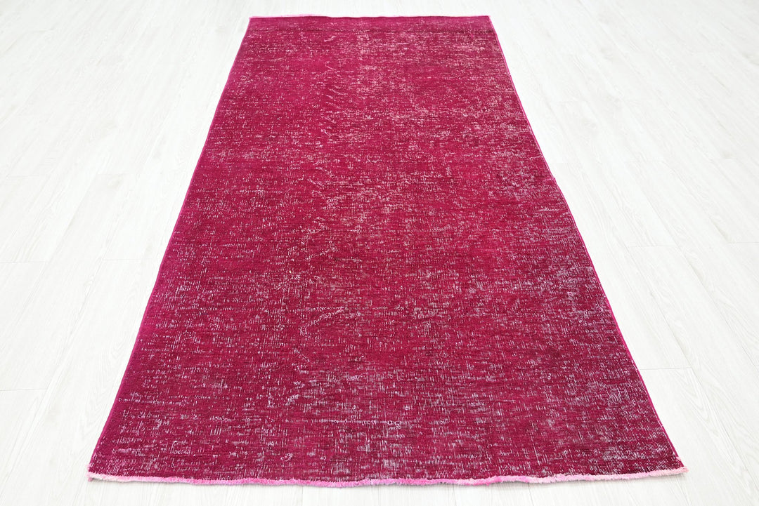 pink Medium rug 4' 0" x 8' 6"