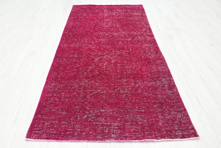 pink Medium rug 4' 0" x 8' 6"