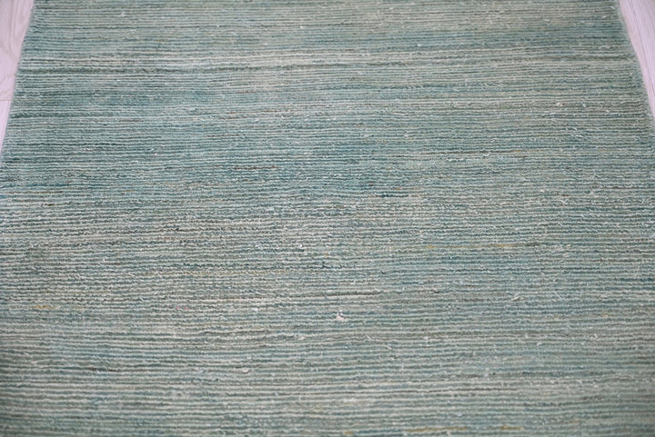 green Runner rug 2' 6" x 9' 8"