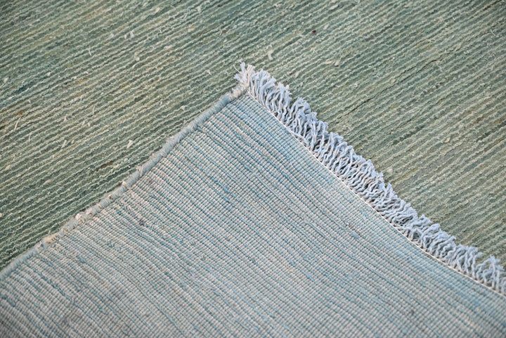 green Runner rug 2' 6" x 9' 8"