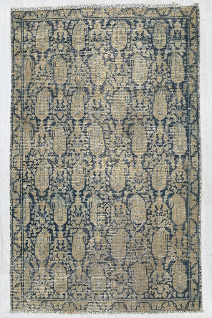 brown Accent rug 3' 4" x 5' 6"