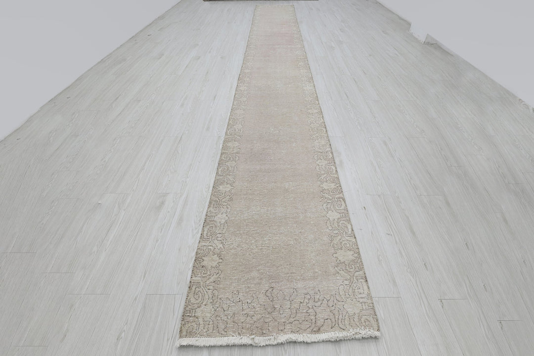 brown Runner rug 2' 6" x 15' 9"