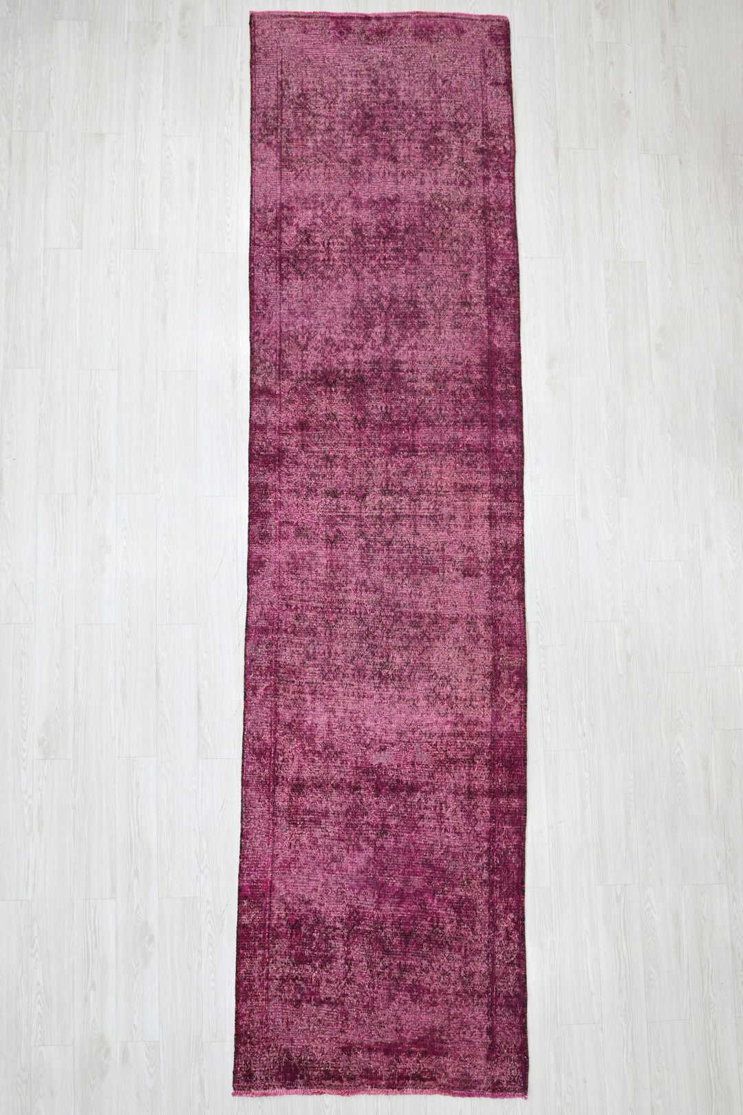 pink Runner rug 3' 3" x 12' 9"