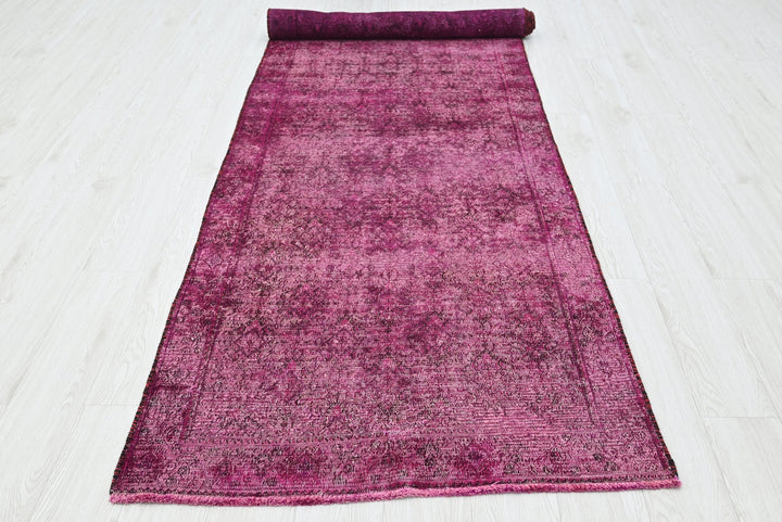 pink Runner rug 3' 3" x 12' 9"