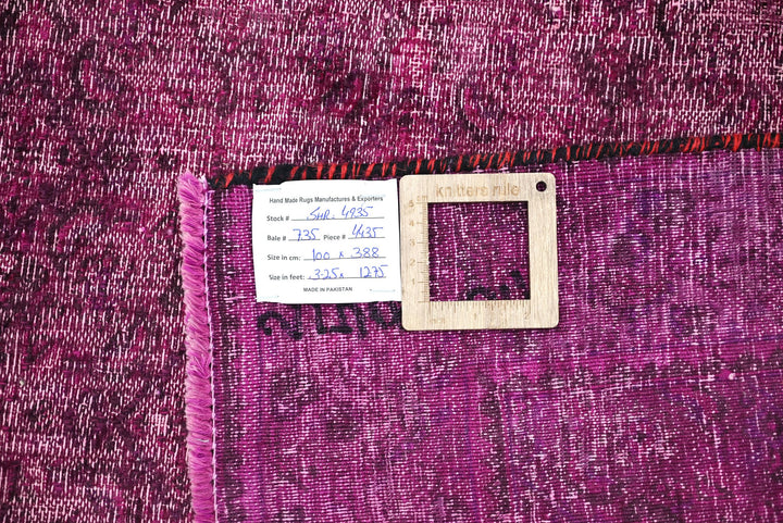 pink Runner rug 3' 3" x 12' 9"