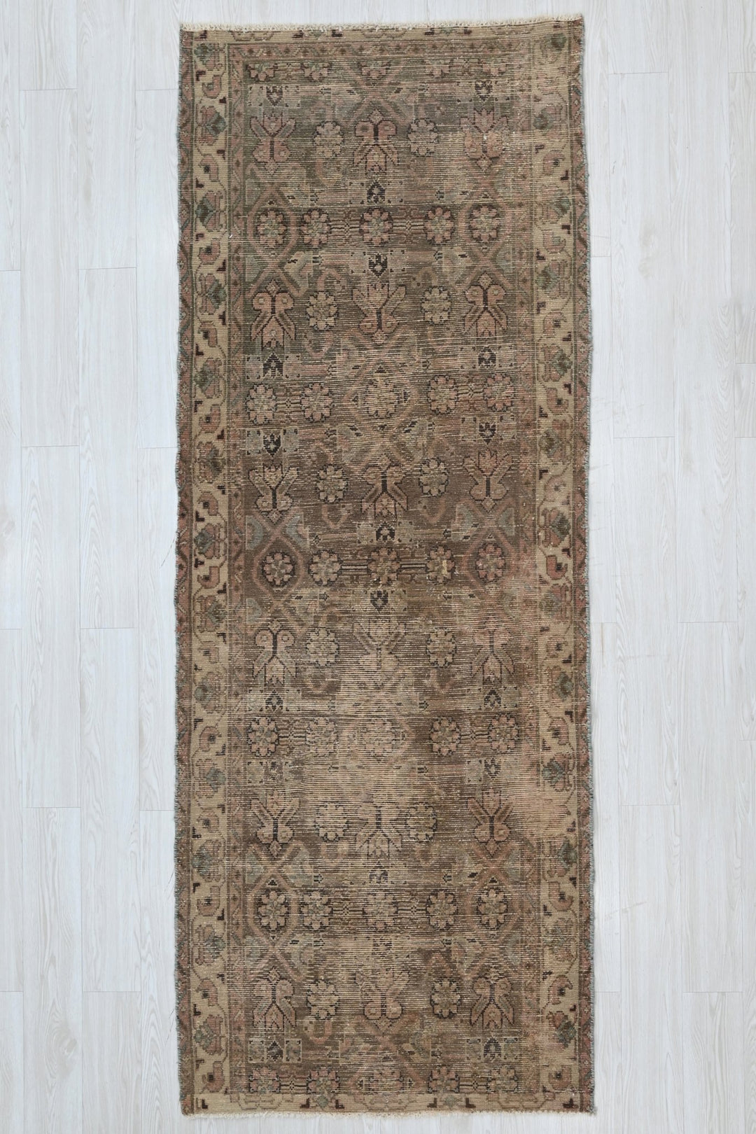 brown Runner rug 3' 5" x 8' 11"