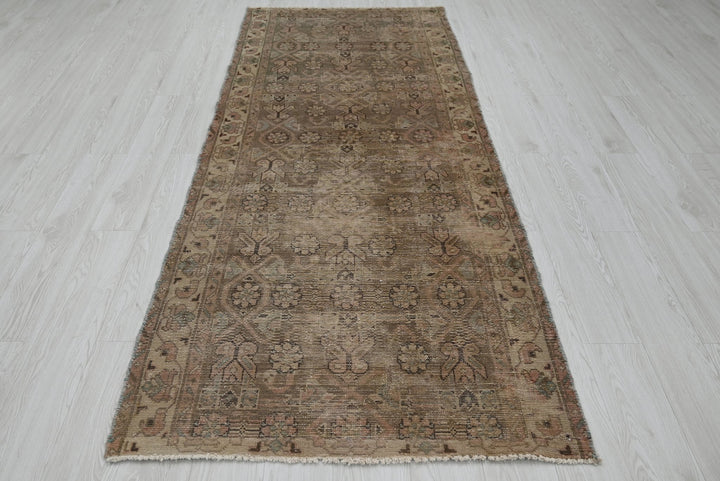 brown Runner rug 3' 5" x 8' 11"