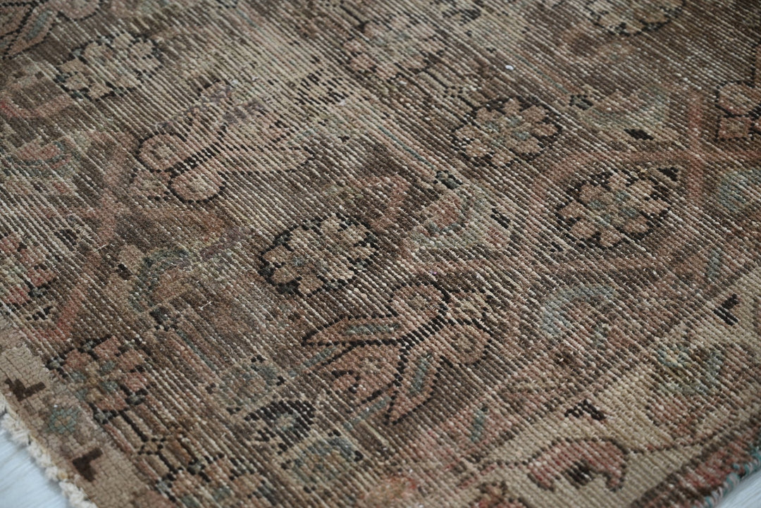 brown Runner rug 3' 5" x 8' 11"