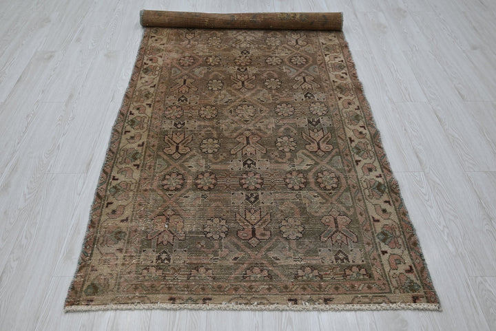brown Runner rug 3' 5" x 8' 11"
