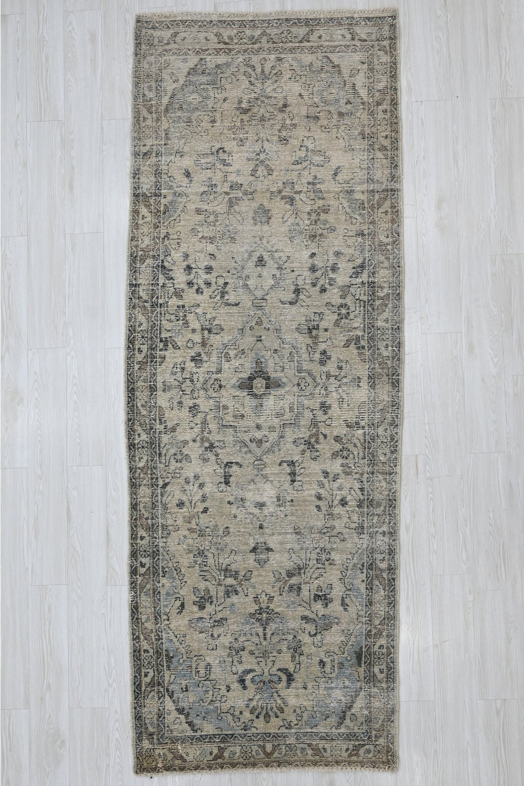 brown Runner rug 3' 5" x 9' 6"