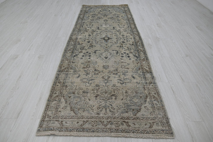 brown Runner rug 3' 5" x 9' 6"