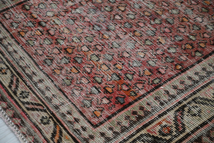 red Accent rug 3' 8" x 5' 9"