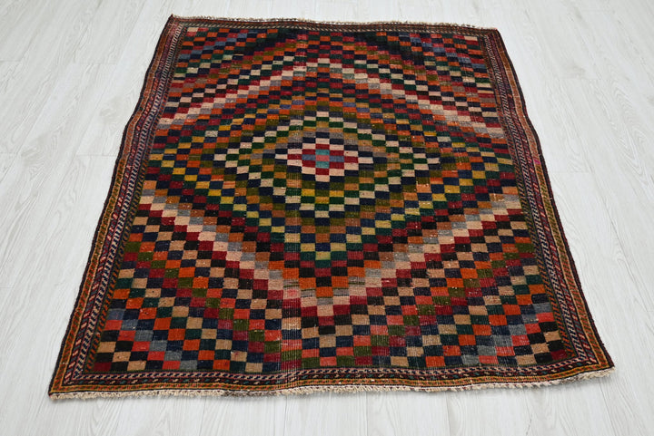 blue Accent rug 3' 8" x 4' 8"