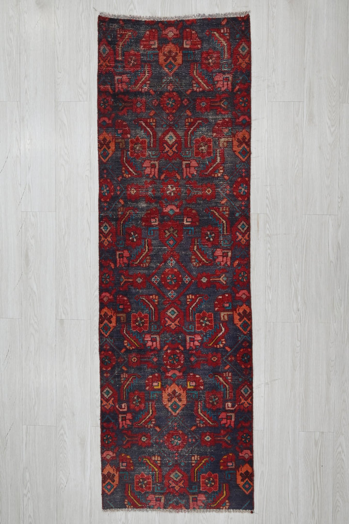 blue Runner rug 2' 2" x 6' 9"